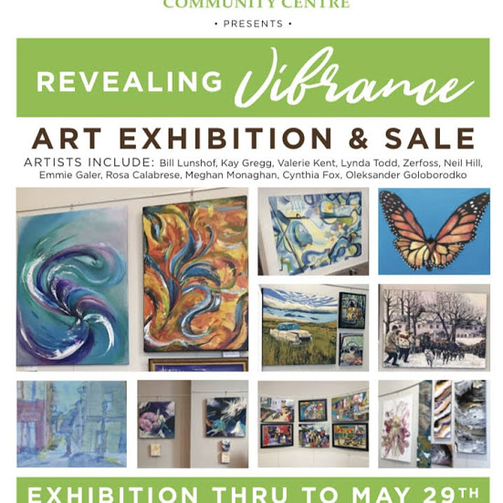 Poster for Revealing Vibrance exhibit at the Mount